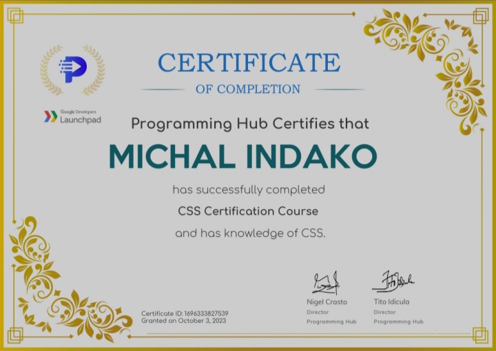 CSS online certification